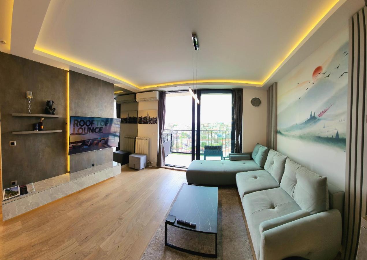 Belgrade Waterfront 16Th Fl Lux Apt. W/ City View ภายนอก รูปภาพ