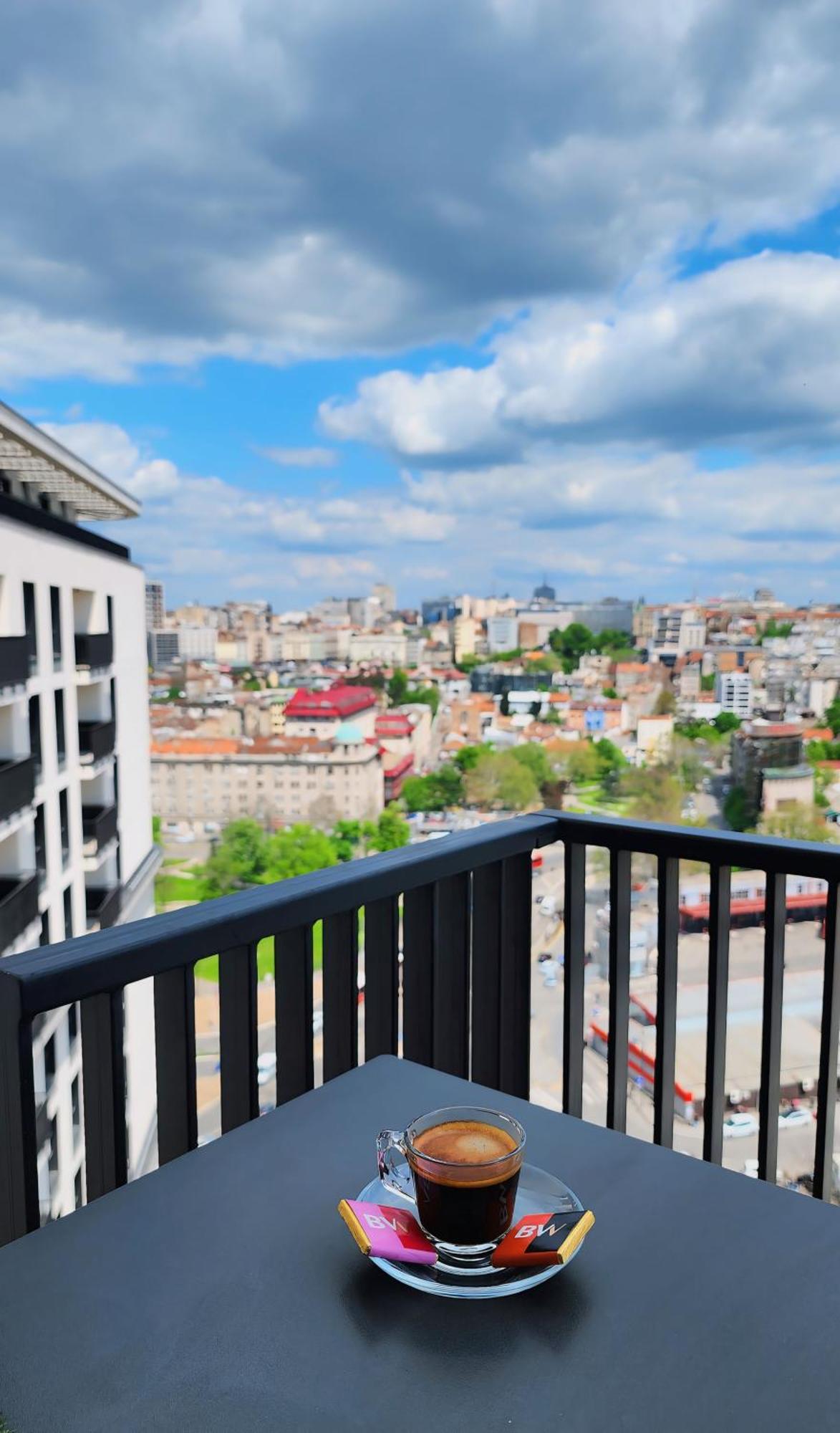 Belgrade Waterfront 16Th Fl Lux Apt. W/ City View ภายนอก รูปภาพ