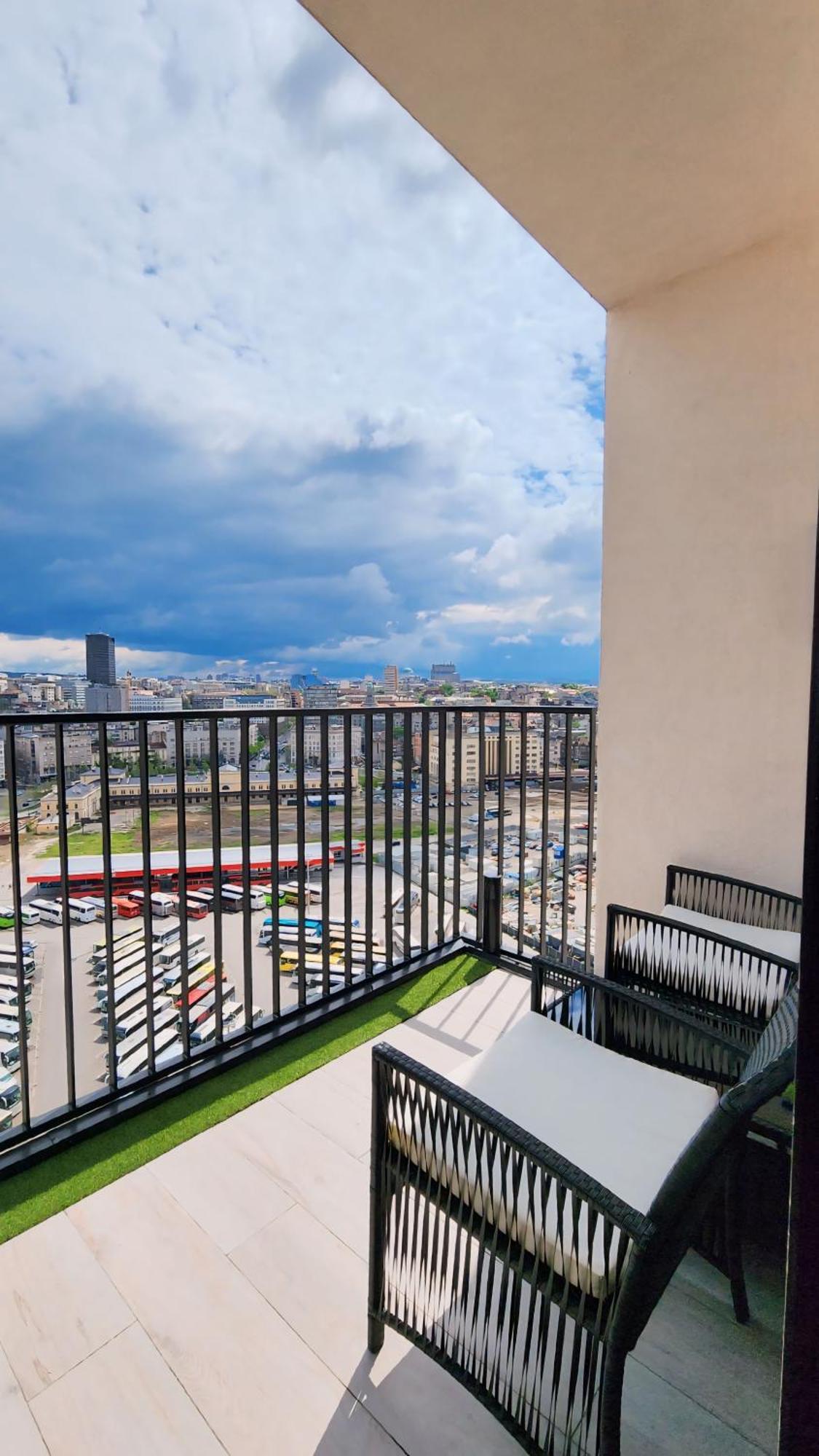 Belgrade Waterfront 16Th Fl Lux Apt. W/ City View ภายนอก รูปภาพ