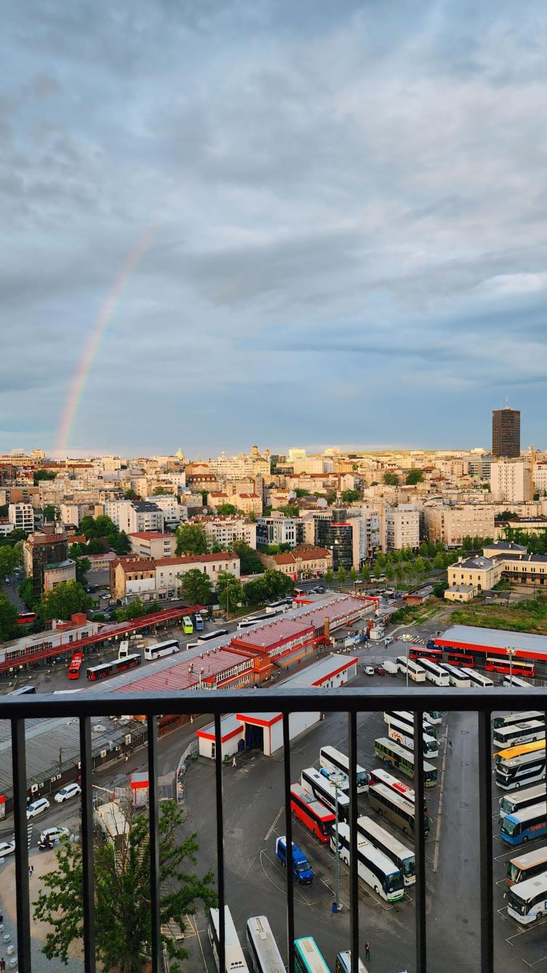 Belgrade Waterfront 16Th Fl Lux Apt. W/ City View ภายนอก รูปภาพ